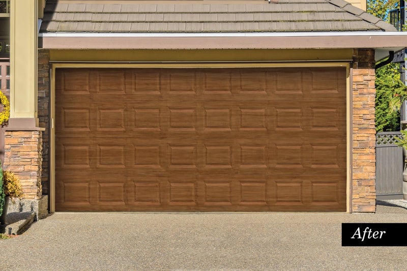 Giani Wood Look Paint Kit for Garage Doors (Red Oak) - Image 4